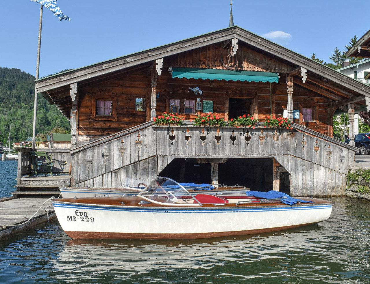 Our electric boats on Lake Tegernsee