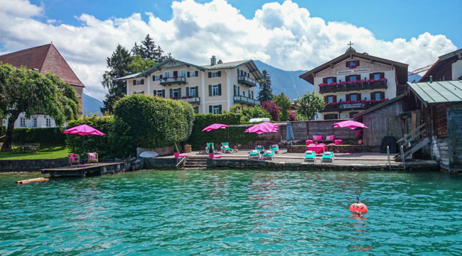 Beach at Rottach Egern